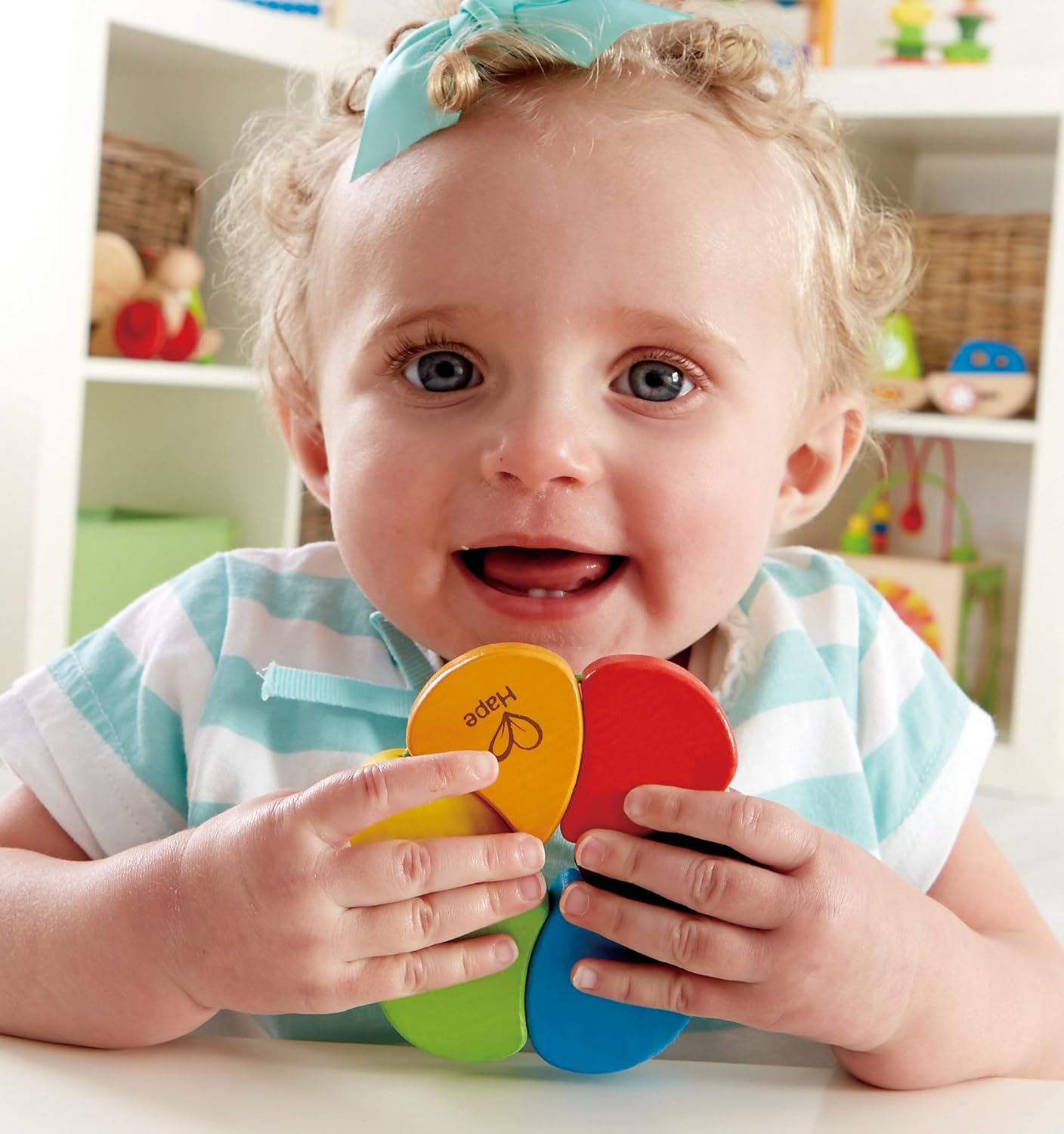 hape rainbow rattle