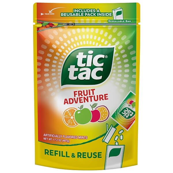 TIC TAC BULK FRUIT ADVENTURE REFILL BAG, ON-THE-GO...