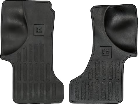 Amazon Com Gmc Oem New Front All Weather Vinyl Floor Mats Ebony