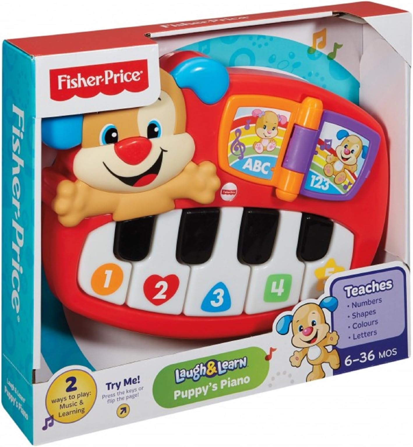 NEW FISHER PRICE LAUGH N LEARN PUPPY'S PIANO BRAND NEW IN BOX BABY TOY