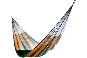 Hammocks Rada - Fits 12.5 to 13 Feet - Matrimonial Size - Finest Hammock - Very Fresh and Comfortable - Original Mayan Hammock