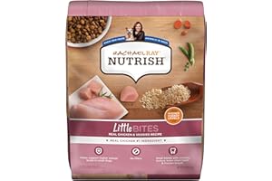 Rachael Ray Nutrish Little Bites Dry Dog Food, Chicken & Veggies Recipe for Small Breeds, 14 Pounds