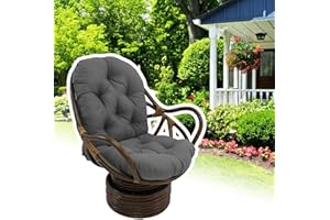 DLLDLGG Swivel Rocker Chair Cushion for Outdoor Furniture, Water-Resistant Wicker Rocking Chair Cushions, Glider Rocker Cushi