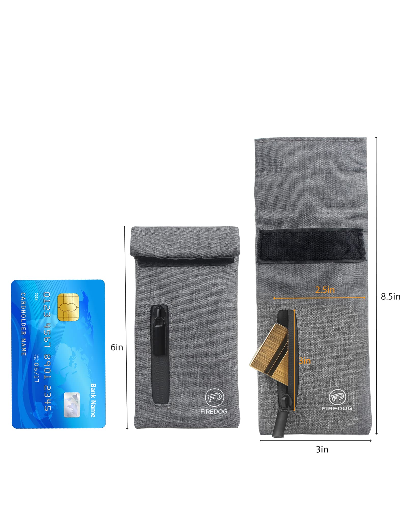 FIREDOG Smell Proof Bags, Fabric Odor Proof Bag for Dog Tested 3