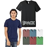 Bella Canvas Triblend T-Shirts, 3413 Bulk Shirt for Men & Women, Pack of Undershirt - Custom Color Set Remeras para Hombre