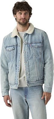 Chaqueta tipo 3 Sherpa Trucker para hombre, Kentucky Blue Sherpa - Azul, M
