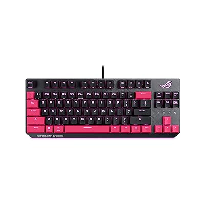 Buy Asus Rog Strix Scope Tkl Electro Punk Mechanical Gaming Keyboard Cherry Mx Red Switches 2x Wider Ctrl Key For Greater Fps Precision Gaming Keyboard For Pc Aura