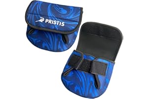 Pristis Spinning Reel Cover, Protective Pouch Bag made of 3mm Thick Impact Resistant Neoprene, Soft Adjustable Fishing Storage Protection Sleeve Case Accessory Gear for 2000-4000 series, size: M