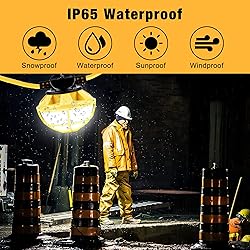 G GJIA 50FT Construction String Lights with