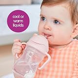 b.box Sippy Cup 240ml Drink from Any Angle Fliptop Weighted Straw BPA Free view 6