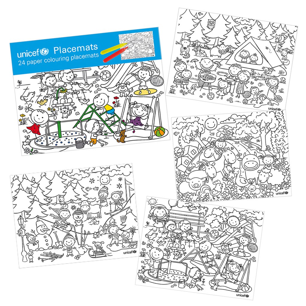 TOVAGLIETTE UNICEF DA COLORARE Amazon Casa e cucina 81f42rBFugL SL1024