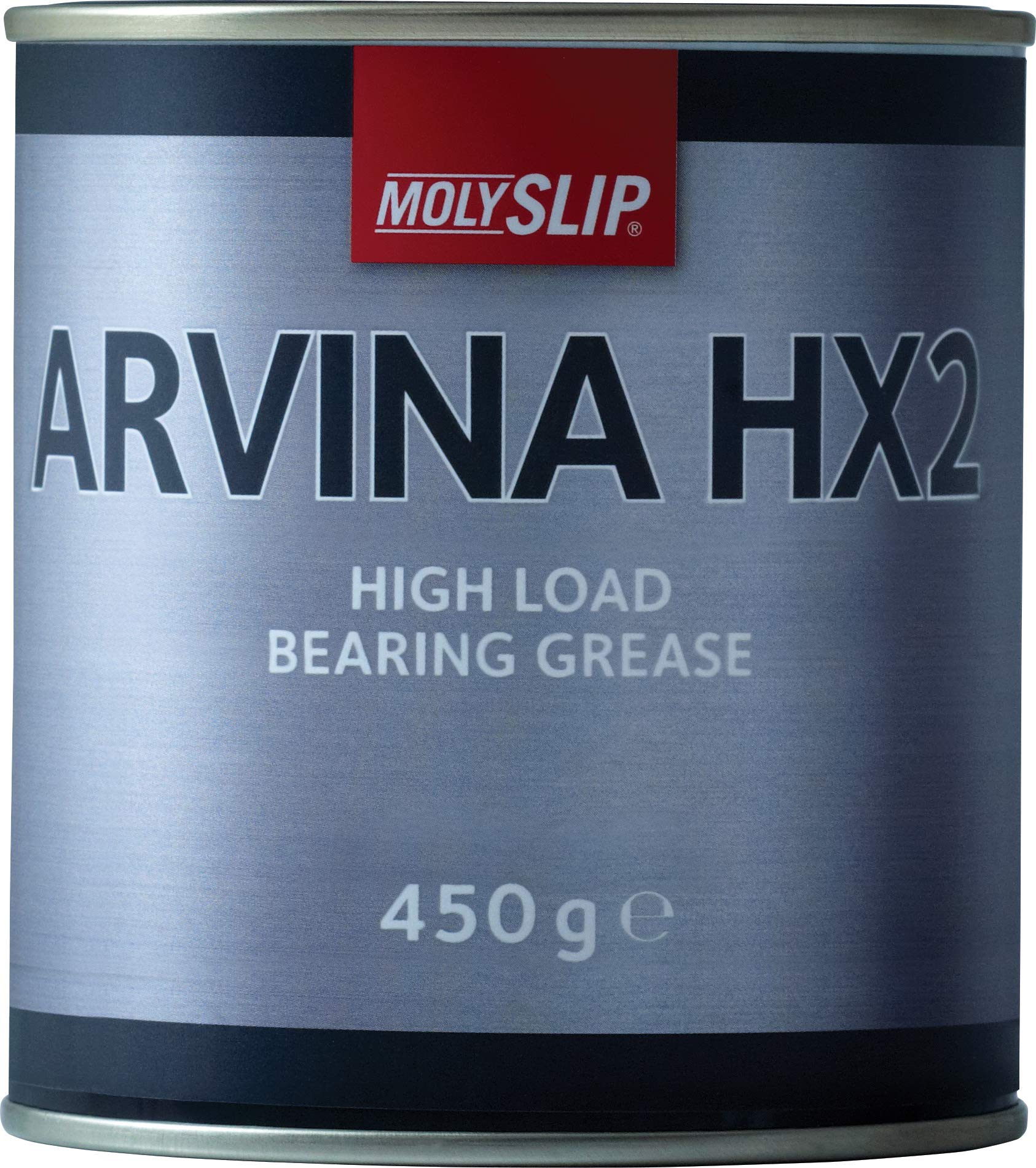 Molyslip ARVINA HX2 High Load Bearing Grease 450g Tin – High Performance Grease– Anti Corrosion Grease - High Temp Bearing Grease to 140°C