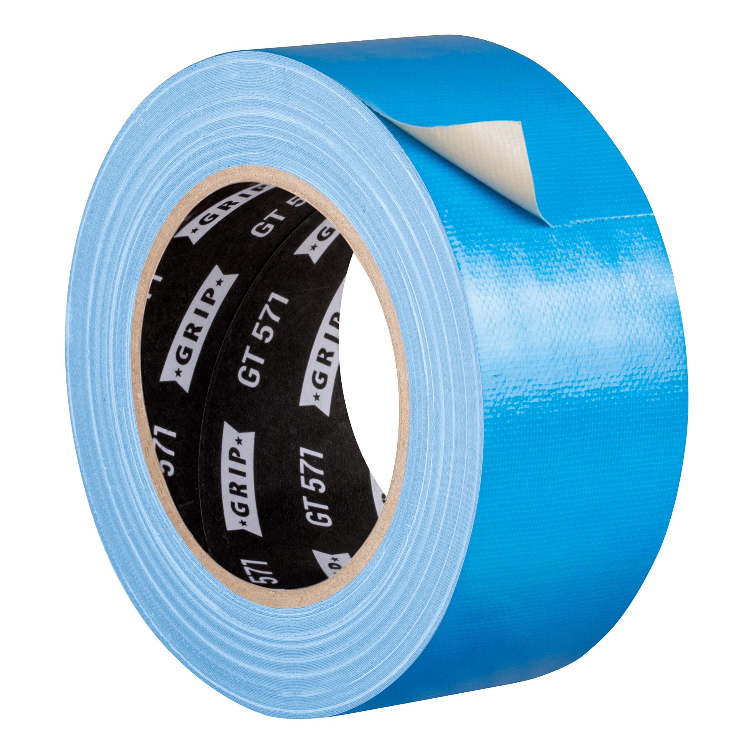 GRIP Eventbasics GT 571 Fabric Tape Sky Blue 50 mm x 25 m Universal Fabric Tape for Repairing, Bundling and Fixing