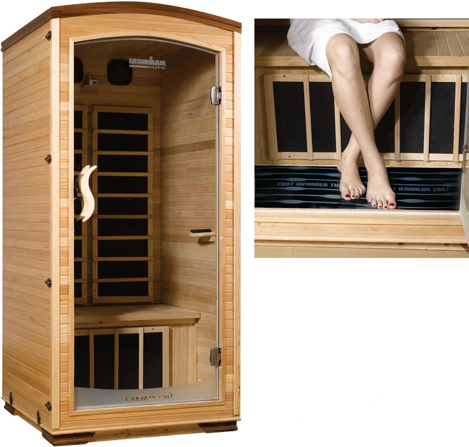 IRONMAN 1Person Carbon Foot Therapy Sauna Sports & Outdoors