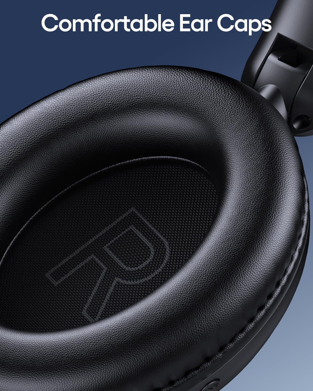 TAGRY Hybrid Active Noise Cancelling Headphones 100H Playtime Wireless Bluetooth Over Ear Headphone with Fast Charging Hi-Res Audio Comfort Earcups Headsets for Home Travel Office Phone PC Black