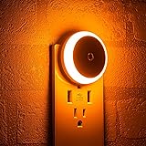 Amber Night Light Plug in, Dusk to Dawn