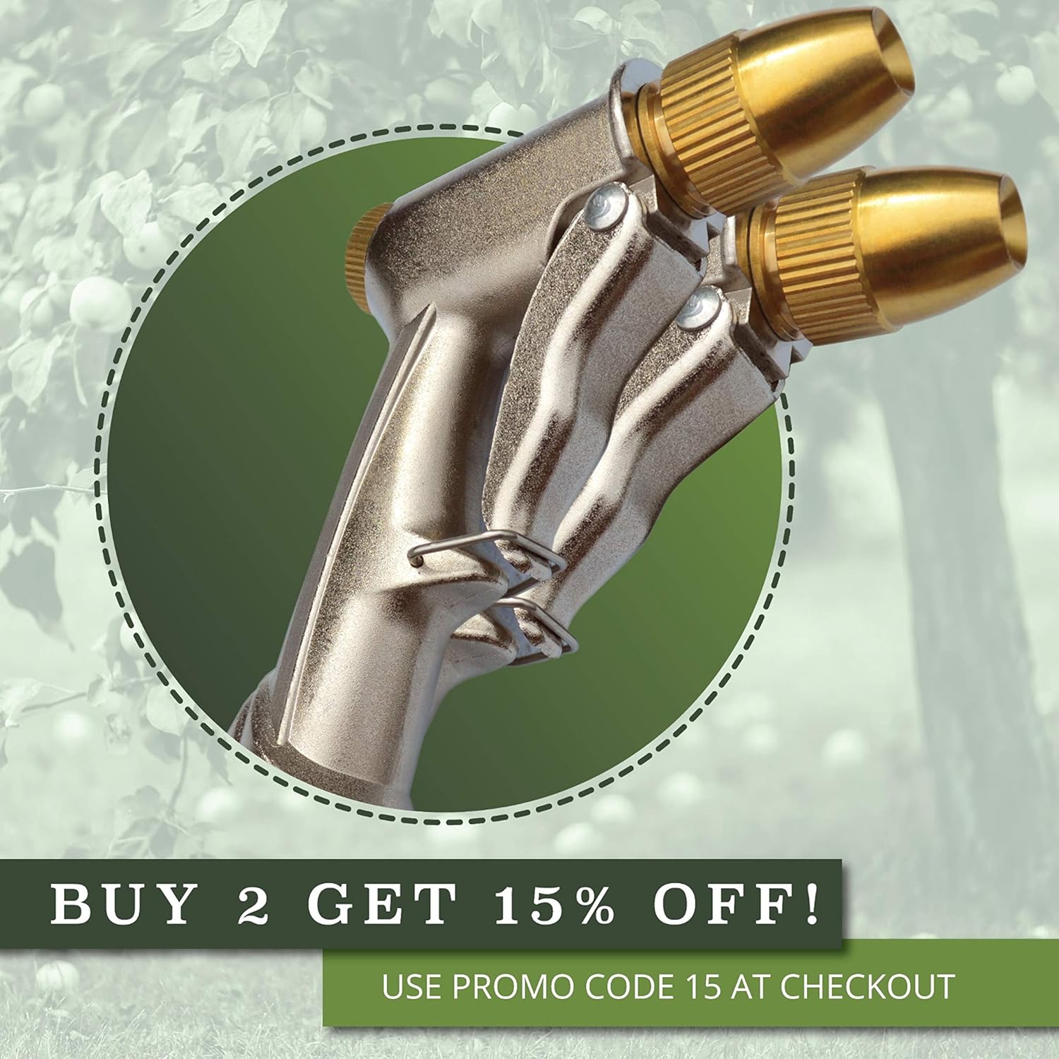 Chalupa Hose Spray Nozzle, High Pressure and Lightweight Garden Hose Nozzle with Finger Assist Lock for Easy Watering and 8 Spray Patterns. Perfect for car Washing, Watering Vegetables and Lawn : Garden & Outdoor