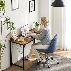 Sweetcrispy Computer Small Office Desk 40 Inch