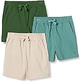 Amazon Essentials Boys and Toddlers' Cotton Jersey Shorts