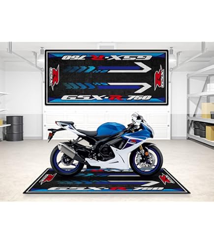 Amazon.com: wibeart Parking Mat for Ninja ZX-6R Series Motorcycle