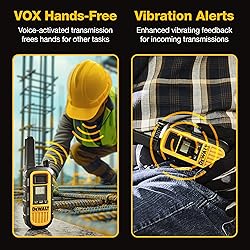 DEWALT DXFRS800 FRS Walkie Talkies Long Range 2 Way