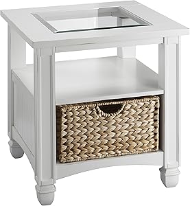 Stein World Furniture Nantucket End Table, Cottage White