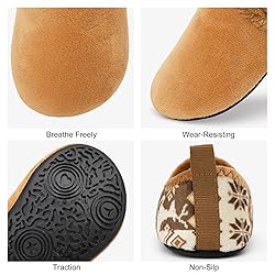 L-RUN Girls House Slippers Kids Toddler Boy