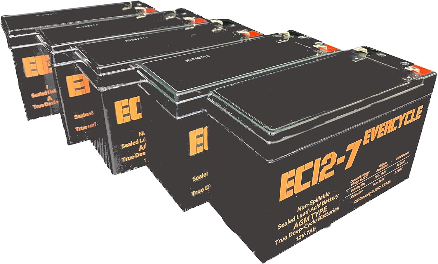 EverCycle 12v 7ah Deer Feeder Batteries (Box of 5) Home
