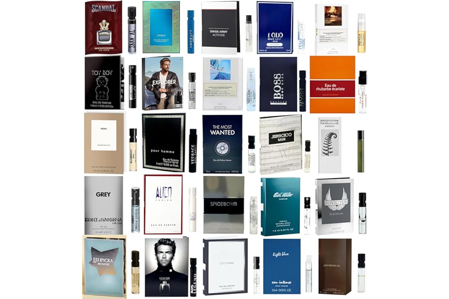 Infinite Scents Cologne Samples for Men – 12 Designer Fragrance Brands