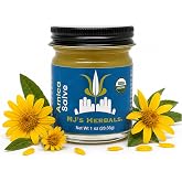 MJ's Herbals Arnica Salve Organic Moisturizing Skincare Balm, 1 oz
