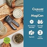 Culinare MagiCan Tin Opener Grey Stainless Steel Cutting Wheel Manual Opener view 2