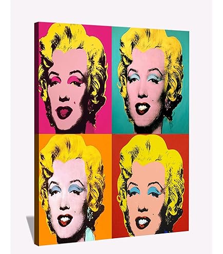 Amazon.com: Mark Ashkenazi 'Andy Warhol' Multi Panel Art Set
