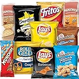 Sweet & Salty Snacks Variety Box, Mix of Cookies, Crackers, Chips & Nuts, 50 Count