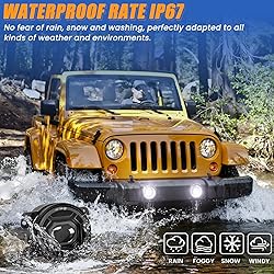 KARSAM 4 Inch Round LED Fog Lights for 2007-2018