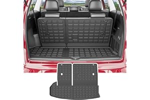 Xipoo Cargo Mat Compatible with 2014-2019 Toyota Highlander Trunk Mat Backrest Trunk Liner Cargo Liner Replacement for 2014-2019 Highlander Accessories