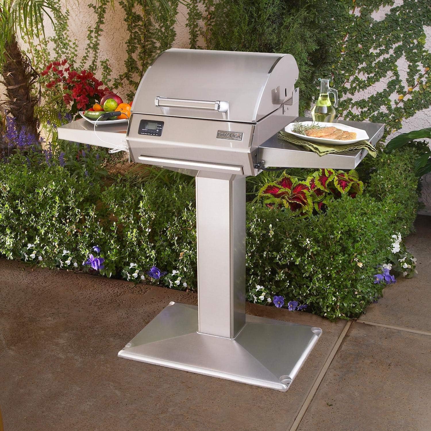Review Fire Magic E250s Electric Grill On Patio Post Grills & Smokers