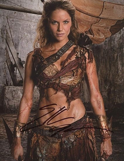 Ellen Hollman Signed Autograph Spartacus Saxa 8x10 Photo With COA ...