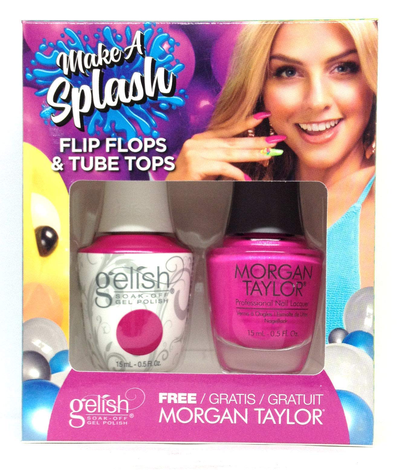 Morgan Taylor Gelish + Duo Nail Polish, Flip Flops & Tube Tops