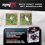 SpyX 10399 Night Nocs Binoculars for Kids 2x Magnification Red Light view 3