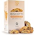 Gusta Authentic Soft Biscotti Cookies Made in Tuscany, Italy - Candied Orange - Original Two Bites Size - All Natural Ingredients - Fresh & Genuine Italian Dessert Treats - 8.82oz