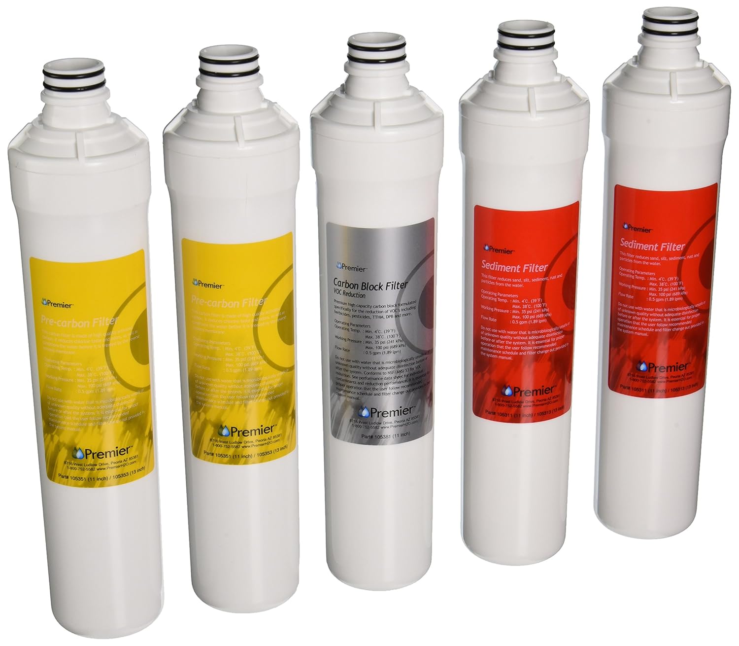 Watts Premier 531109 Replacement Filter Kit ( ROPURE PLUS and ROPURE