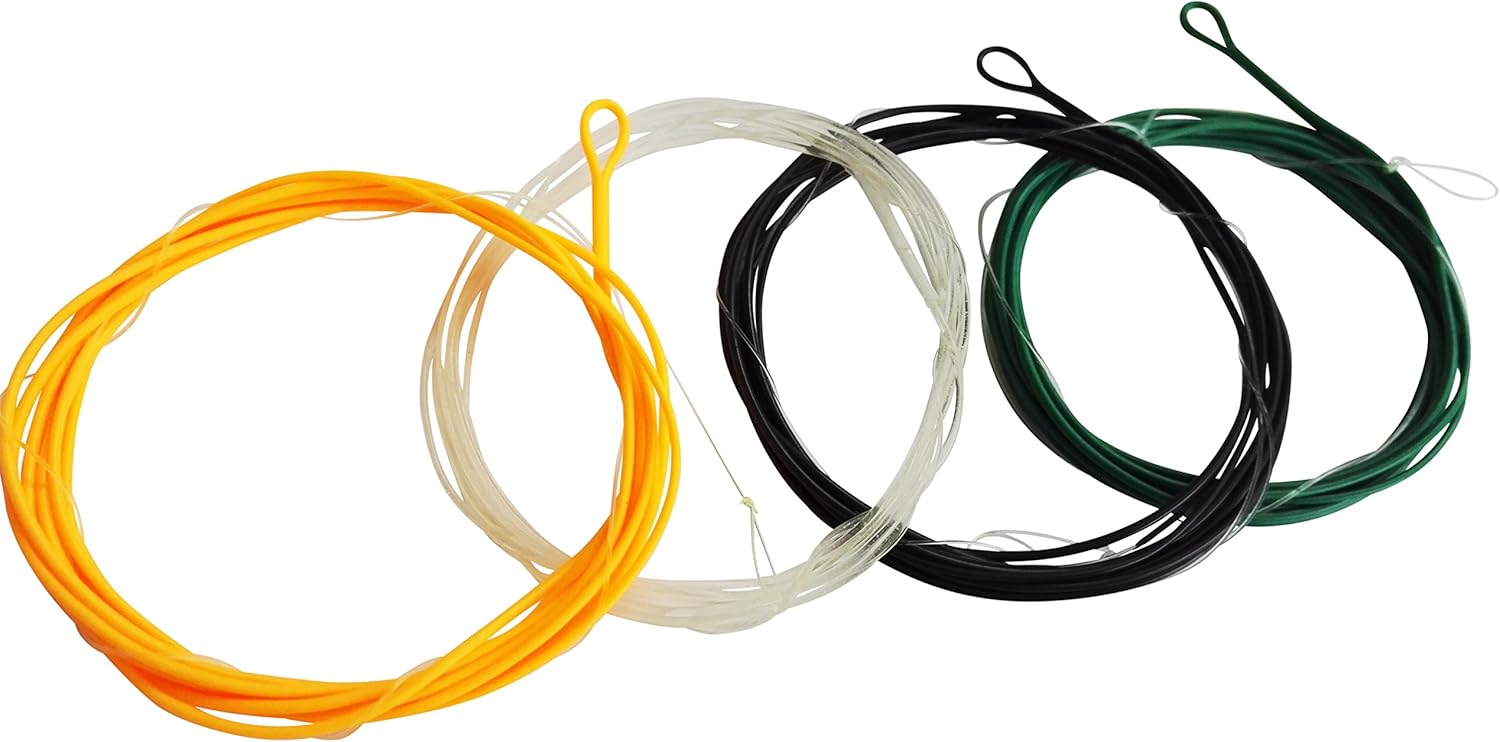 Fishoot 5 ft Fly Fishing Poly Leaders Trout 0.30mm Sinking