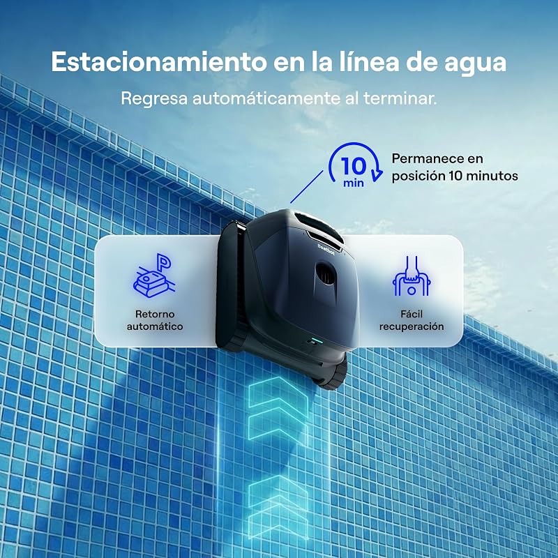 Sora 10 limpador de piscinas, paredes, flutuação, azul marinho