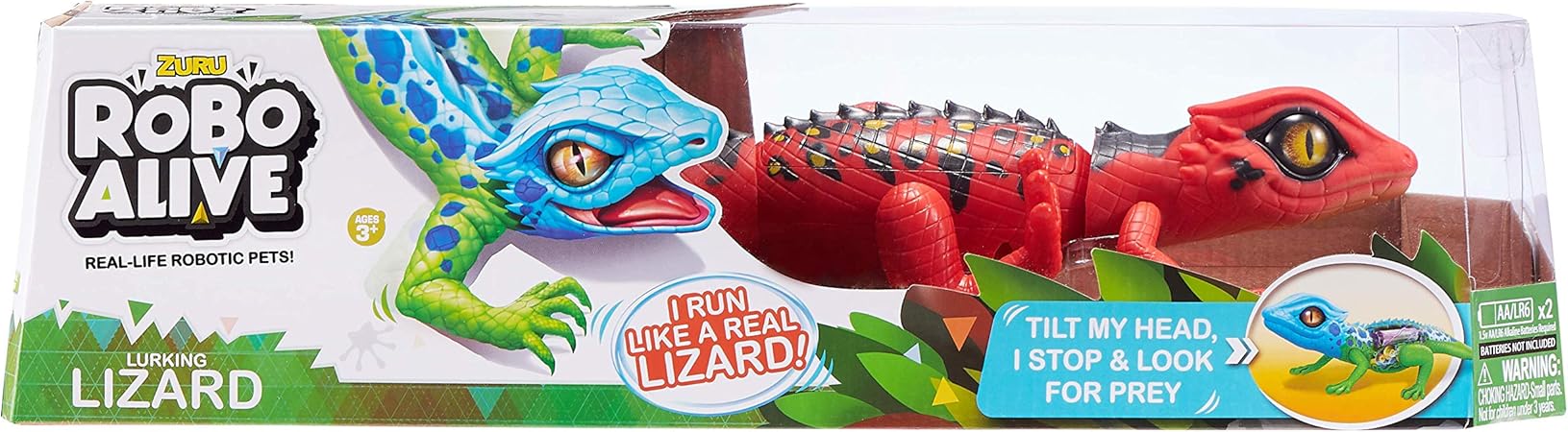 zuru robo alive lizard red