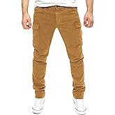 Yazubi Men's Casual Cargo Trousers Chino Jayden