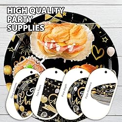 96 Pcs Happy Anniversary Decorations Disposable