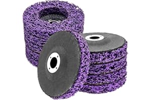 MAHOOMMAKH Strip Disc Stripping Wheel for Angle Grinders Rust Remover Disc Remove Rust Paint Oxidation - Paint Stripping Wheel, Disc Stripping Wheel, Paint Stripping Disk 4" x 5/8" 10 Pack