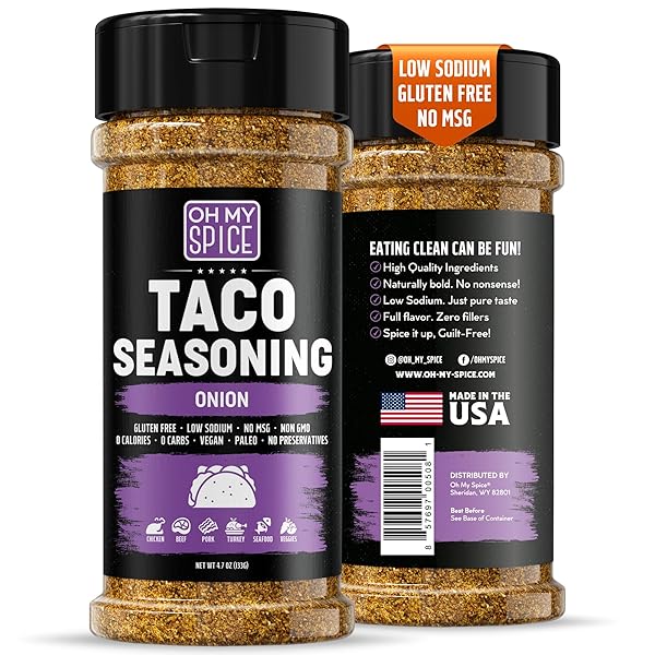 TACO SEASONING MIX ONION POWDER – GLUTEN FREE...