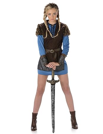 Karnival Costumes - Wikinger Kostüm für Damen Taille M