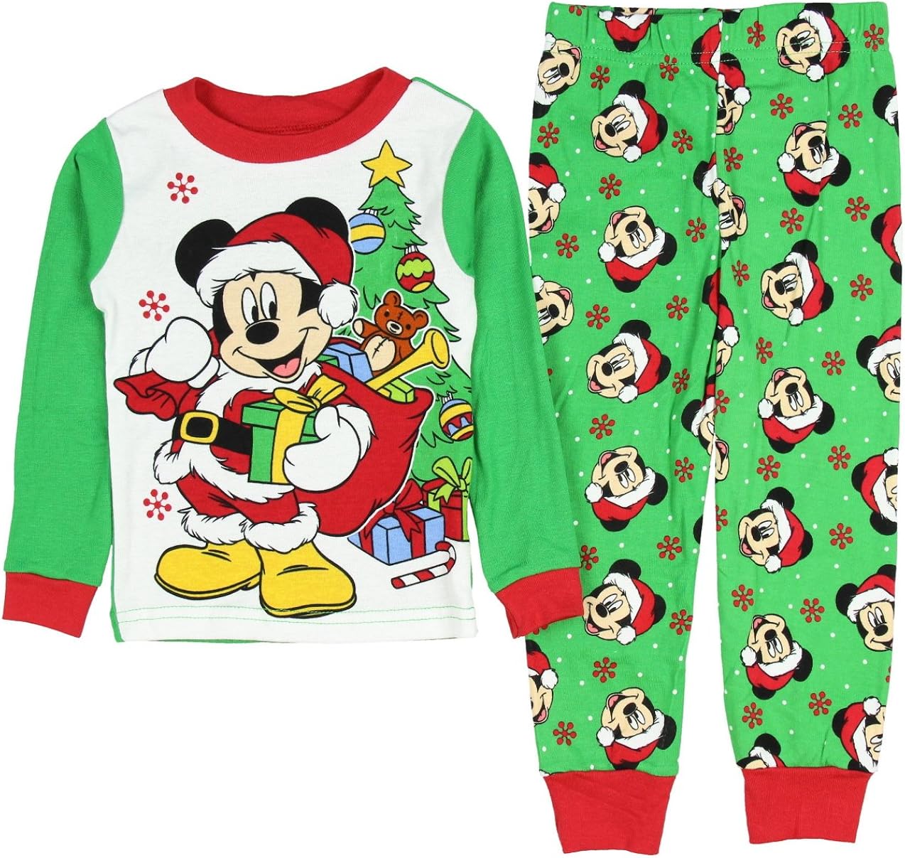 Disney Mickey Mouse Little Boys Toddler Christmas Pajama